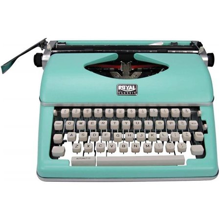 Royal Consumer Inoformation Products Royal Consumer 79101T Typewriter; Mint Green 79101T